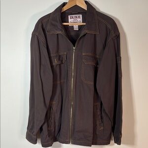 Vintage Haband Brown Men's Jean Jacket